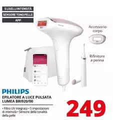 Philips - Lumea Advanced 7000 Series Epilatore A Luce Pulsata IPL Con 1 Accessorio Per Il Corpo E Rifinitore A Penna BRI920/00