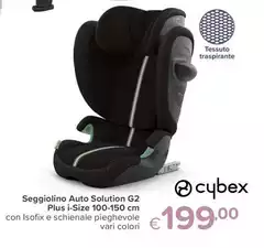 Cybex - Seggiolino Auto Solution G2 Plus I-Size 100-150 cm
