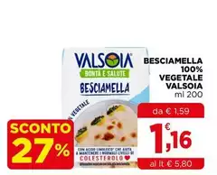 Valsoia - Besciamella 100% Vegetale