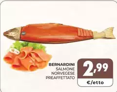 Bernardini - Salmone Norvegese Preaffettato