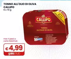 Callipo - Tonno All'olio Di Oliva  6 X 70 G
