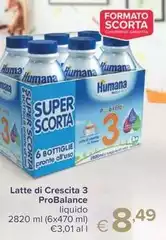 Humana - Latte Di Crescita 3 Probalance