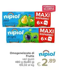 Nipiol - Omogeneizzato Di Frutta Nipiol - Omogeneizzato Di Frutta