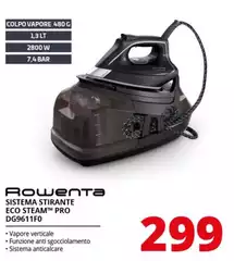 Rowenta - Sistema Stirante Eco Steam Pro DG9611F0