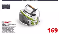 Polti - Vaporella Instant VI50.20 2400 W 2 L Alluminio Verde, Grigio, Bianco