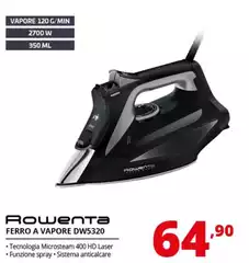 Rowenta - Ferro A Vapore DW5320