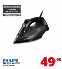 Philips - 5000 Series Ferro Da Stiro A Vapore Serie 5000 DST5040/80