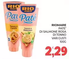 Rio Mare - Pate' Di Salmone Rosa Di Tonno