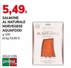 Aquafood - Salmone Al Naturale Norvegese