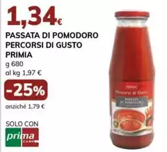 Primia - Passata Di Pomodoro Percorsi Di Gusto