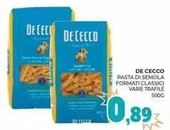 De Cecco - Pasta Di Semola Formati Classici