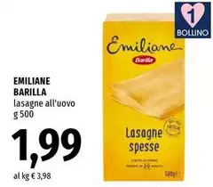 Barilla emiliane - Lasagne All'Uovo