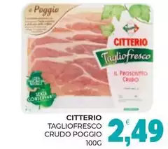 Citterio - Tagliofresco Crudo Poggio