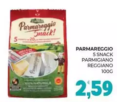 Parmareggio - 5 Snack Parmigiano Reggiano Parmareggio - 5 Snack Parmigiano Reggiano