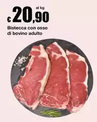 Bistecca Con Osso Di Bovino Adulto