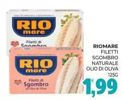 Rio Mare - Filetti Sgombro Naturale Olio Di Oliva