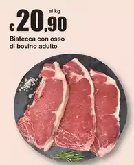 Bistecca Con Osso Di Bovino Adulto