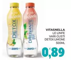 Vitasnella - Le Linfe Detox Limone Vitasnella - Le Linfe Detox Limone