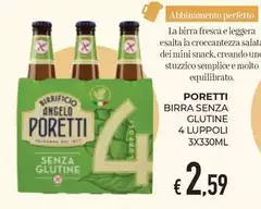 Angelo poretti - Birra Senza Glutine 4 Luppoli