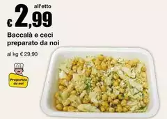 Baccalà E Ceci Preparato Da Noi