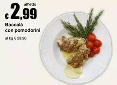 Baccalà Con Pomodorini