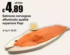 Papi - Salmone Norvegese Affumicato Qualità Superiore