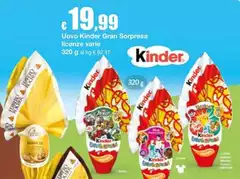 Ferrero - Uova Kinder Gran Sorpresa Licenze
