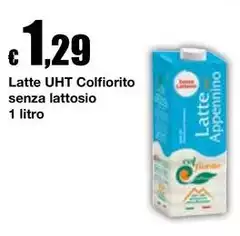Colfiorito - Latte UHT Senza Lattosio