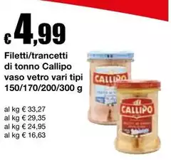 Callipo - Filetti/Trancetti Di Tonno