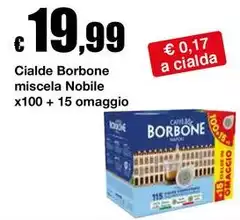 Caffe borbone - Cialde Miscela Nobile