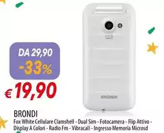 Brondi - Fox White Cellulare