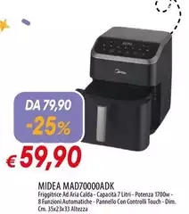 Midea -  Mad70000adk
