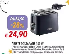 Ariete - Tostapane 157 W