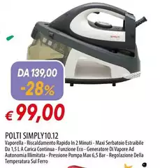 Polti - Simply 10.12