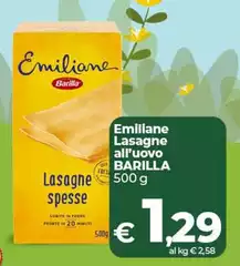 Barilla emiliane - Lasagne All'Uovo