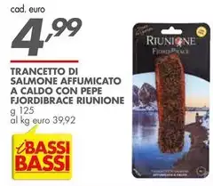 Riunione - Trancetto Di Salmone Affumicato A Caldo Con Pepe