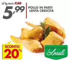 Pollo In Parti Lenta Crescita