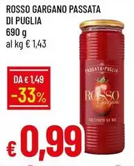 Rosso gargano - Passata Di Puglia Rosso gargano - Passata Di Puglia