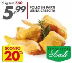 Pollo In Parti Lenta Crescita