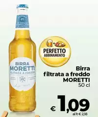 Moretti - Birra Filtrata A Freddo