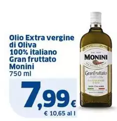 Monini - Olio Extra Vergine Di Oliva 100% Italiano Gran Fruttato Monini - Olio Extra Vergine Di Oliva 100% Italiano Gran Fruttato