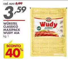 Aia - Würstel Classico Maxipack Wudy