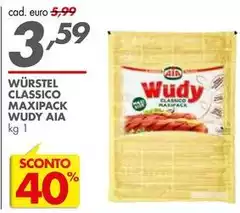 Aia - Würstel Classico Maxipack Wudy
