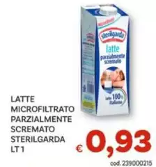 Sterilgarda - Latte Microfiltrato Parzialmente Scremato