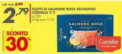 Consilia - Filetti Di Salmone Rosa Selvaggio