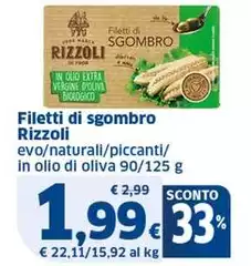Rizzoli - Filetti Di Sgombro Rizzoli - Filetti Di Sgombro