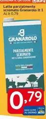 Granarolo - Latte Parzialmente Scremato Granarolo - Latte Parzialmente Scremato