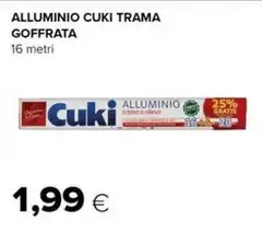 Cuki - Alluminio Trama Goffrata