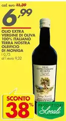 Oliva - Olio Extra Vergine Di 100% Italiano Terra Nostra Oleificio Di Moniga Oliva - Olio Extra Vergine Di 100% Italiano Terra Nostra Oleificio Di Moniga