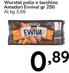 Amadori - Wurstel Pollo E Tacchino Evviva!